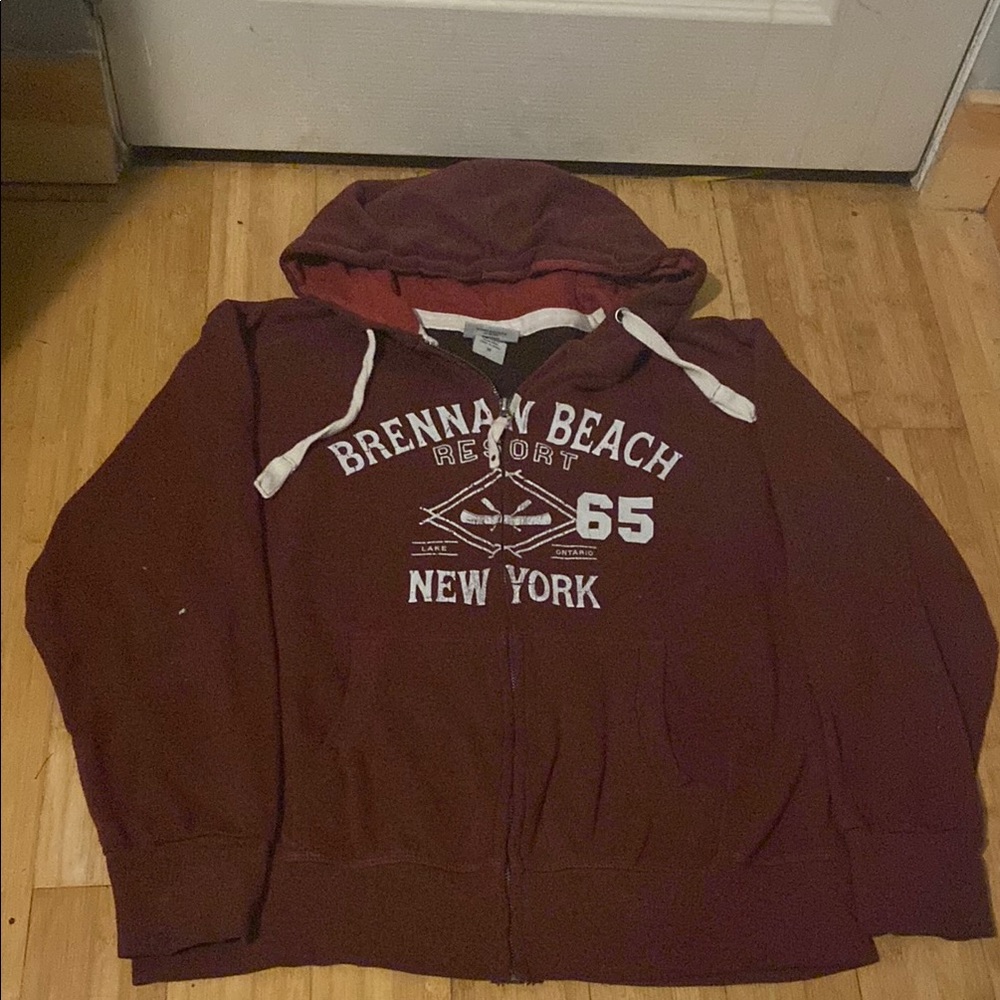 Men's Maroon Hoodie